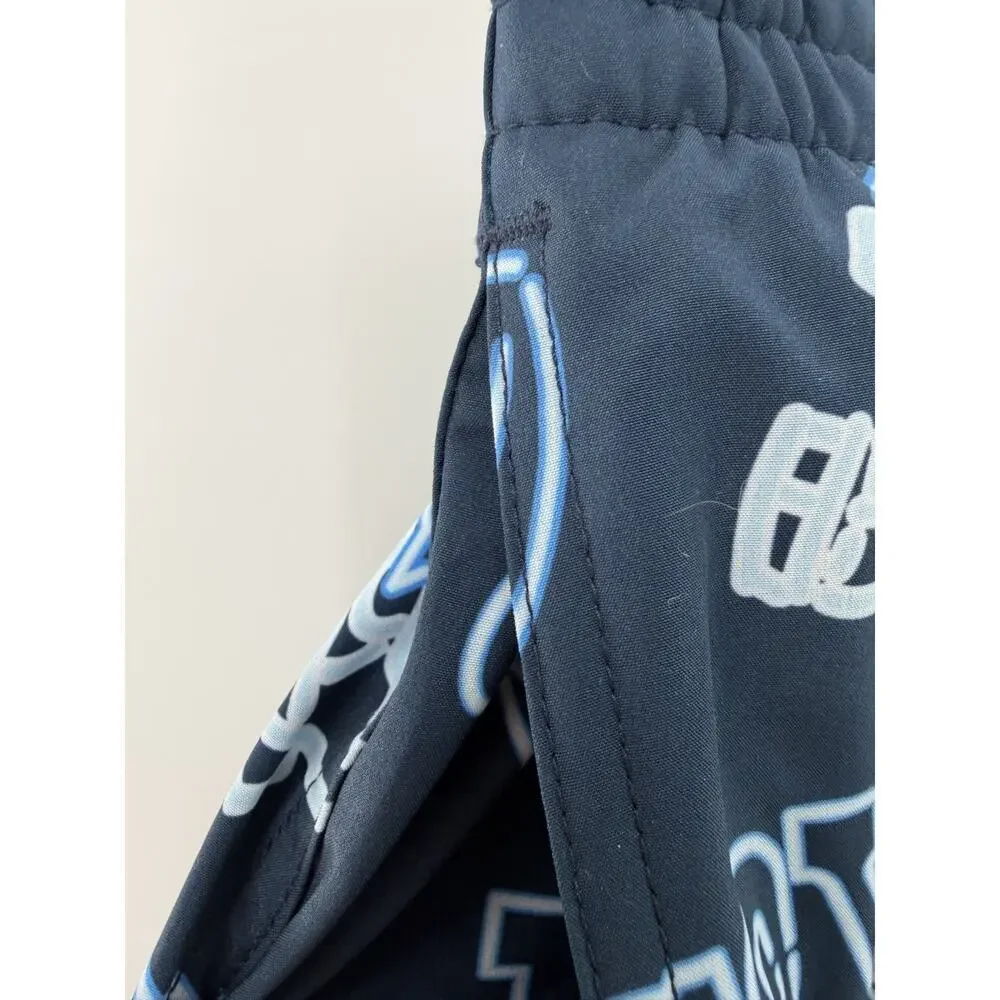 Chubbies Men's Outdoor Navy Blue & White NFL Cowboys Swim Trunks Size Large NWT